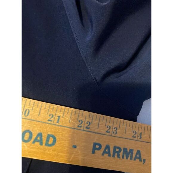 Gallery Women's Blue Mid-Length Raincoat Jacket Size M - Picture 8 of 8